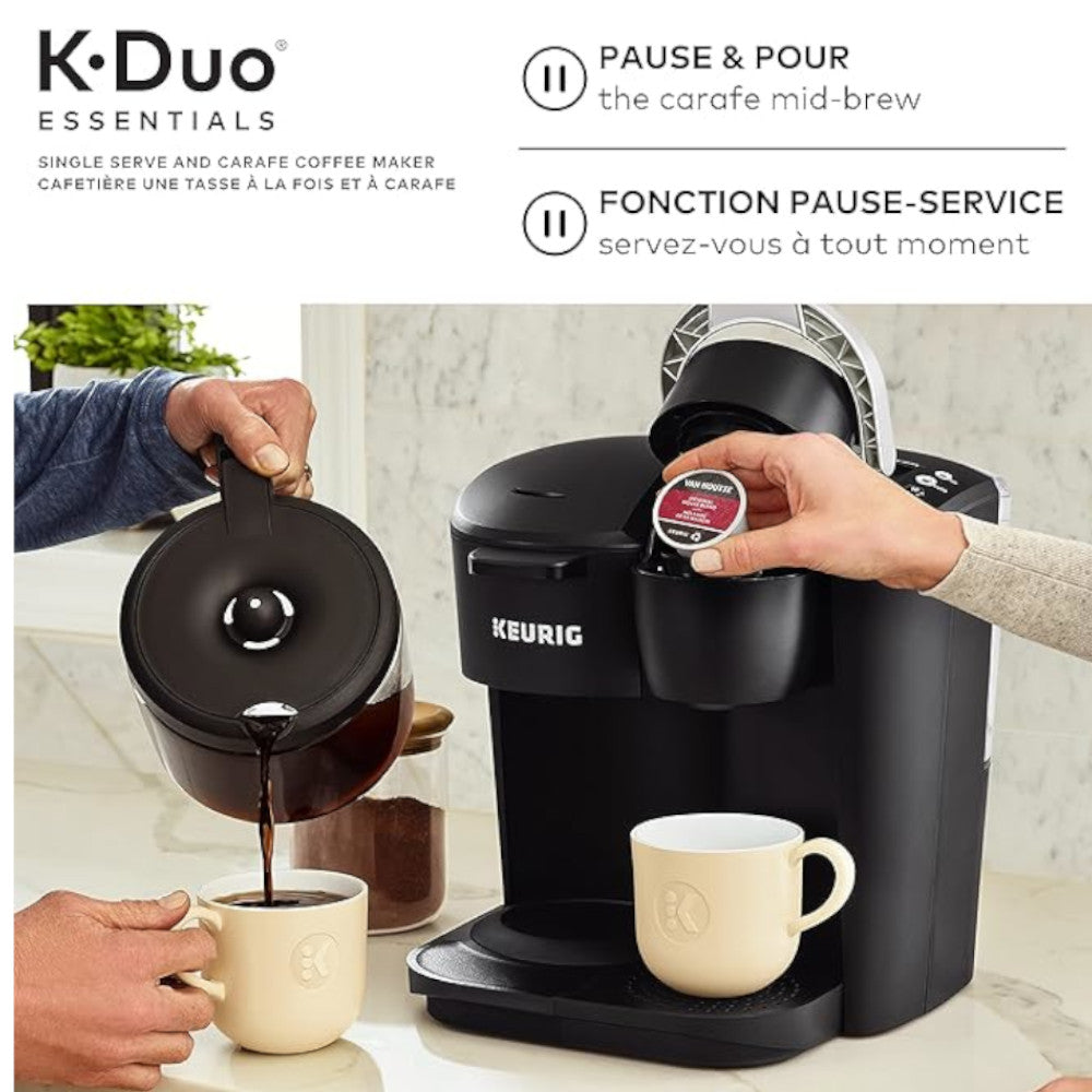 KEURIG K-Duo Essentials Coffee Maker with Single Serve K-Cup Pod