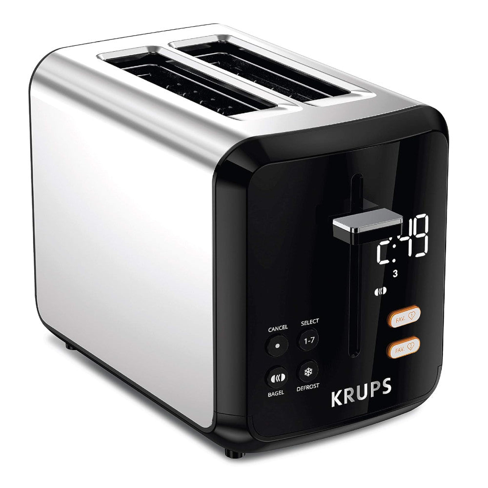 KRUPS KH320D50 My Memory 2 Slice Digital Stainless Steel Toaster – Home ...
