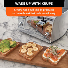 Load image into Gallery viewer, KRUPS KH734D51 4 Slice Stainless Steel Toaster
