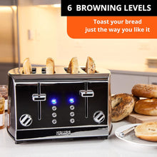 Load image into Gallery viewer, KRUPS KH734D51 4 Slice Stainless Steel Toaster
