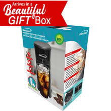 Charger l&#39;image dans la galerie, BRENTWOOD KT-2121BK Single Serve Iced Coffee &amp; Tea Maker
