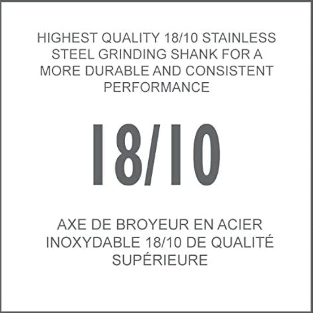 LAGOSTINA L411300107SS 7" Stainless Steel Pepper Mill