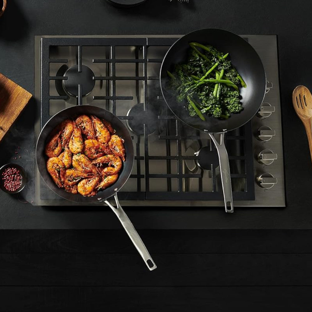 LAGOSTINA L700040128 Blue Carbon Steel, 28 cm Skillet