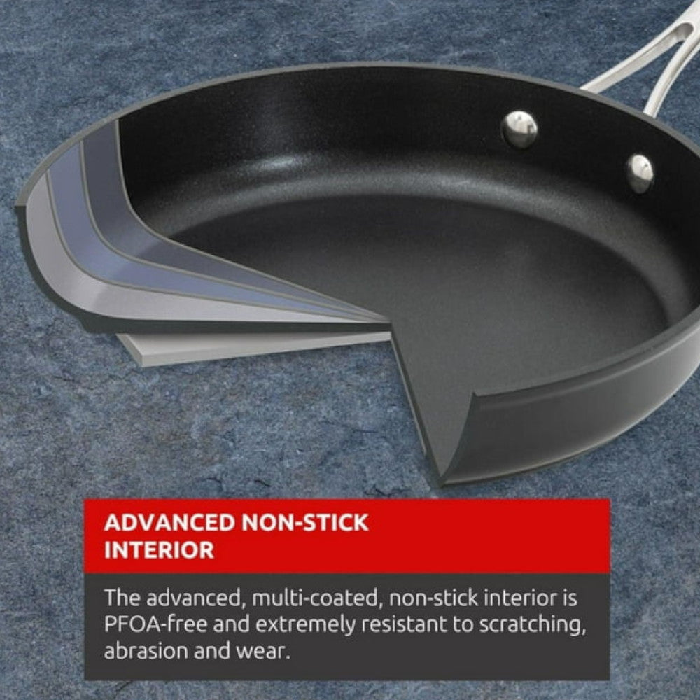 LAGOSTINA L963040130NS Academy Clad 30CM Skillet