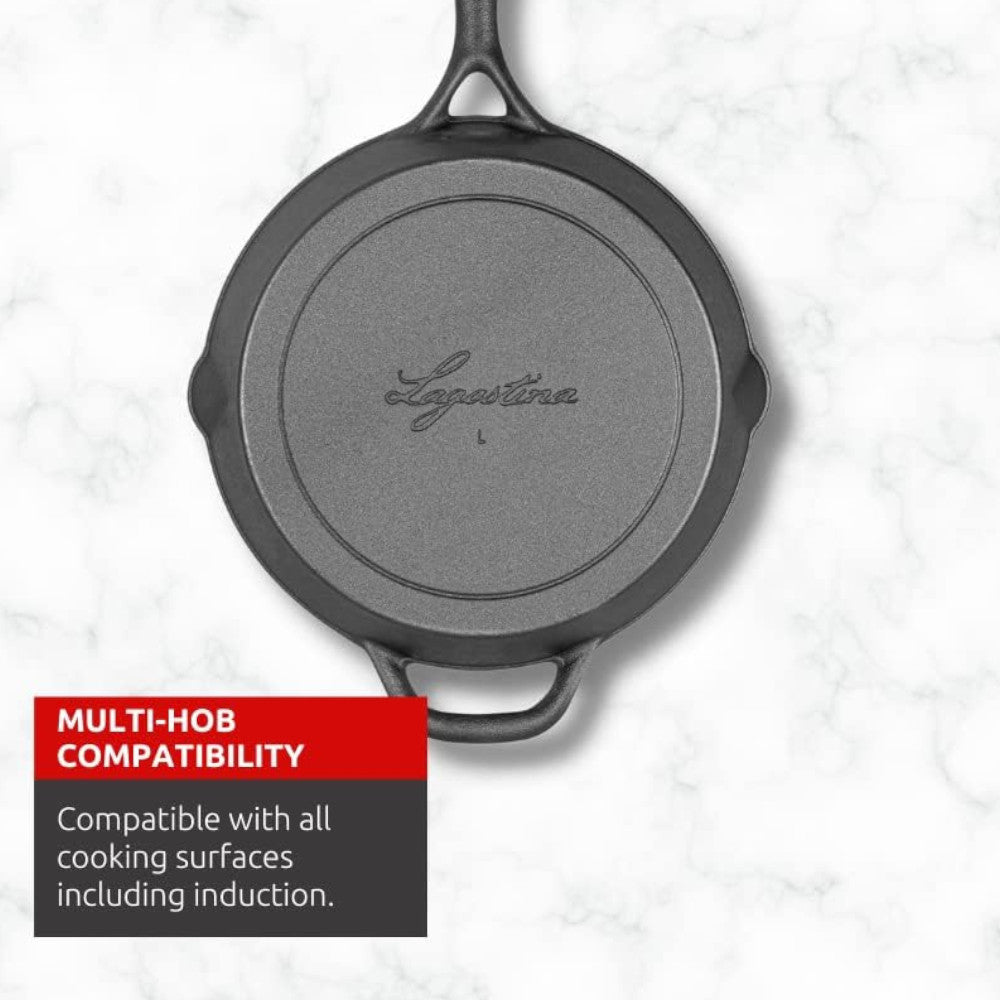 LAGOSTINA L999040130 Cast Iron 10in Skillet