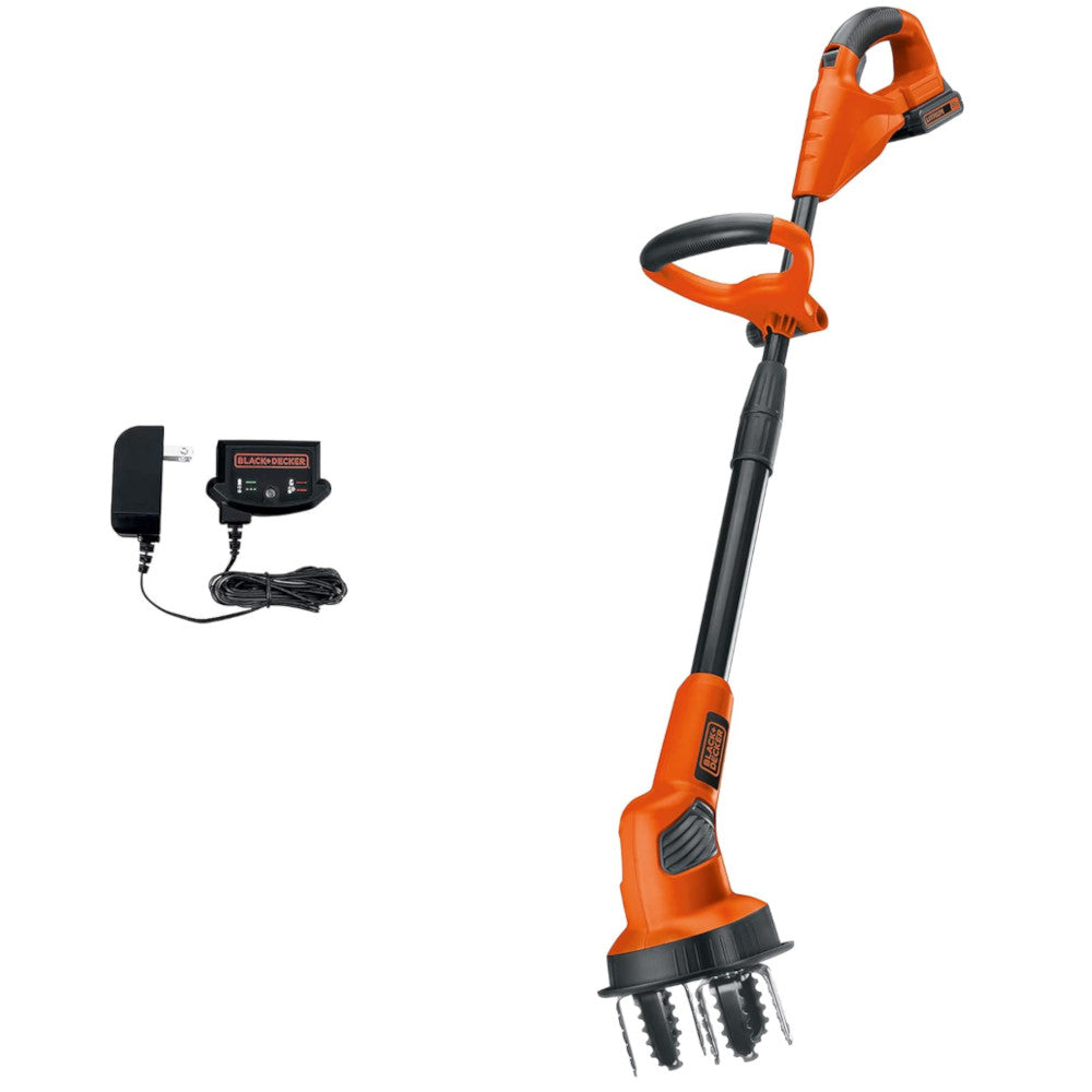 BLACK+DECKER LGC120 20-Volt Lithium-Ion Cordless Garden Cultivator/Tiller