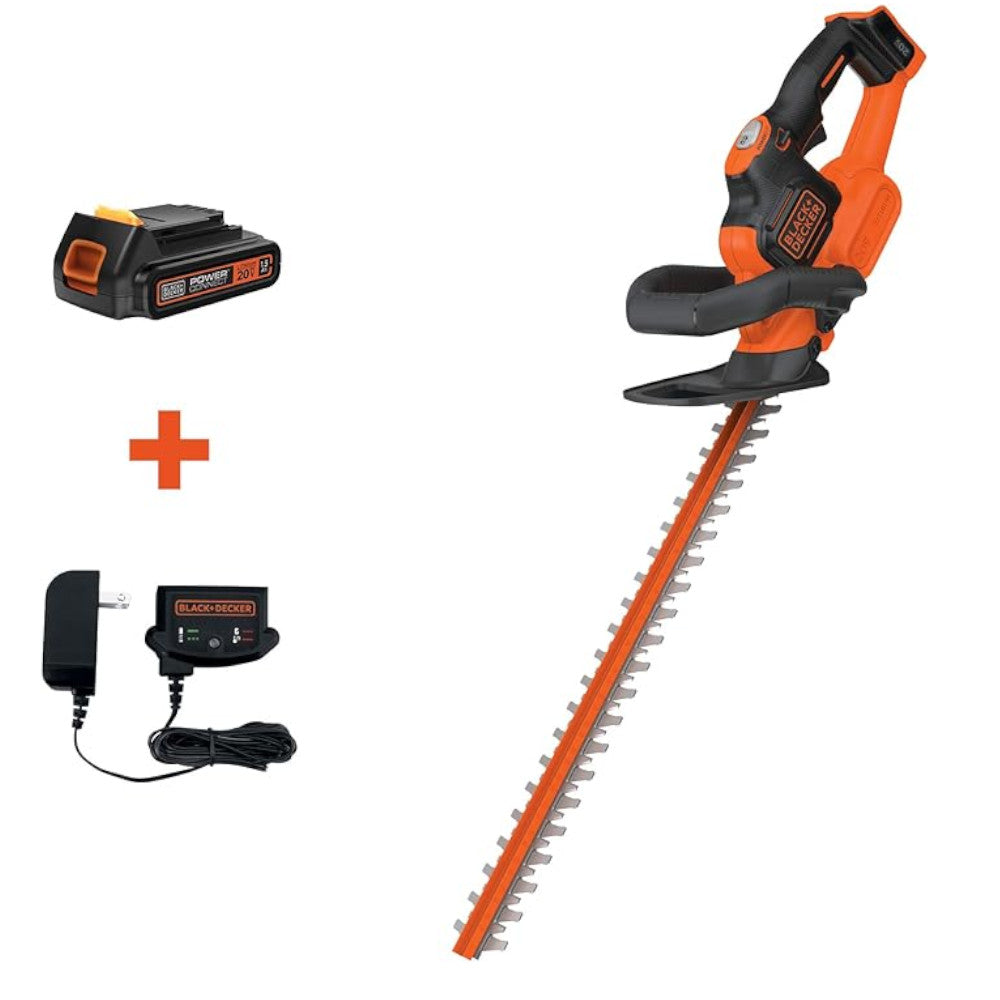Taille-haie électrique BLACK+DECKER LHT321, 22 pouces - Remis à neuf avec garantie complète du fabricant