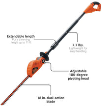 Load image into Gallery viewer, BLACK+DECKER LPHT120 20V Max Lithium Ion Pole Hedge Trimmer - Refurbished with Full Manufacturer Warranty
