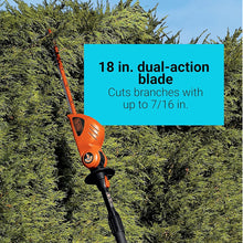 Load image into Gallery viewer, BLACK+DECKER LPHT120 20V Max Lithium Ion Pole Hedge Trimmer - Refurbished with Full Manufacturer Warranty
