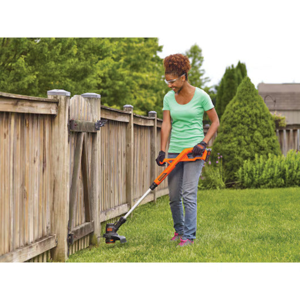 BLACK+DECKER LST201-CA 20V MAX* Coupe-bordures/dresse-bordures sans fil 25 cm