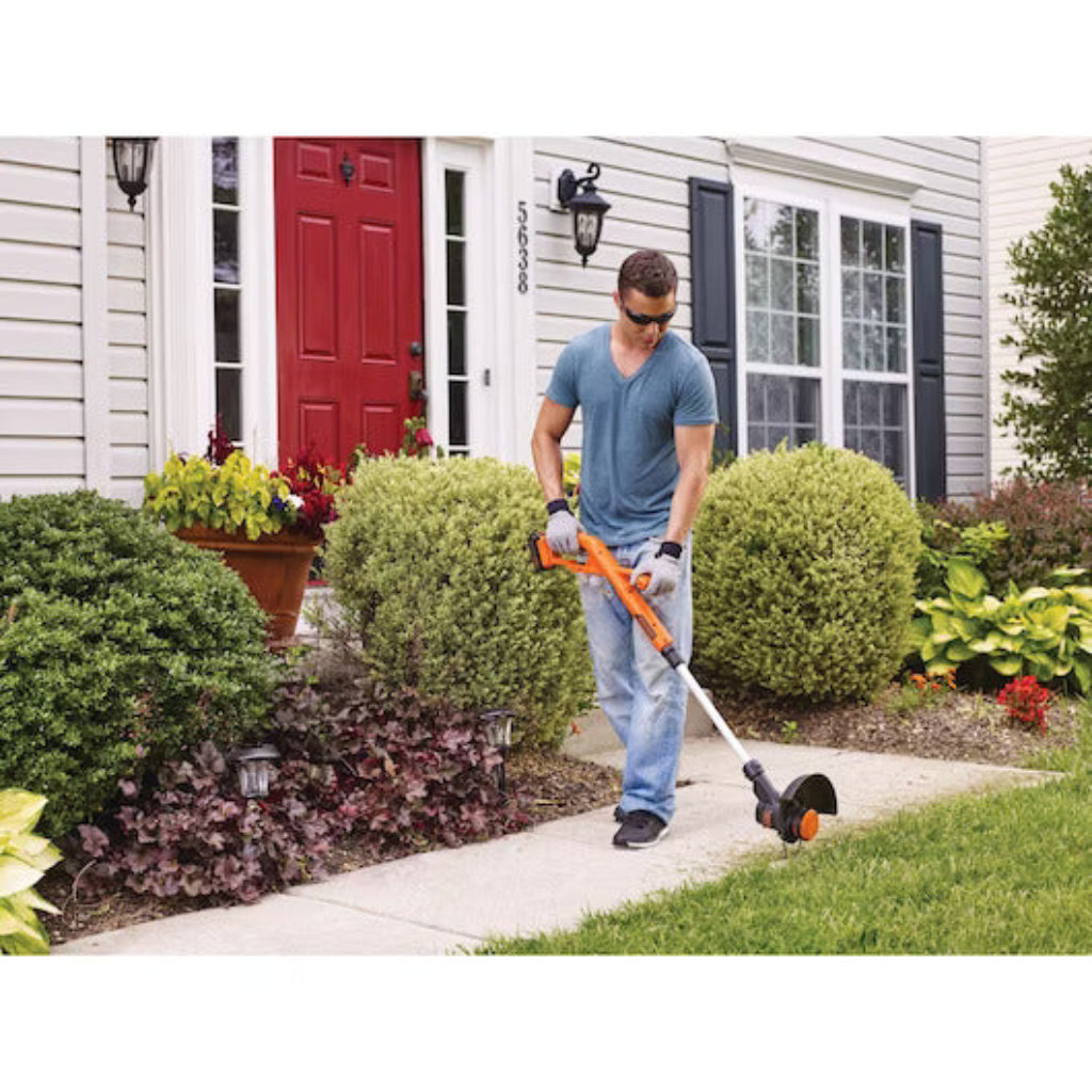 BLACK+DECKER LST201-CA 20V MAX* Coupe-bordures/dresse-bordures sans fil 25 cm