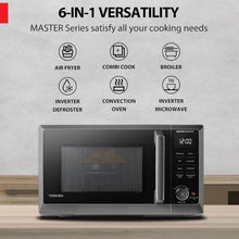 Load image into Gallery viewer, TOSHIBA ML2-EC09SAIT(BS) 6 in 1 Inverter Microwave Oven Air Fryer Combo
