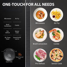 Load image into Gallery viewer, TOSHIBA ML2-TC10SAIT(SS) 7-in-1 Countertop Microwave Oven with Air Fryer
