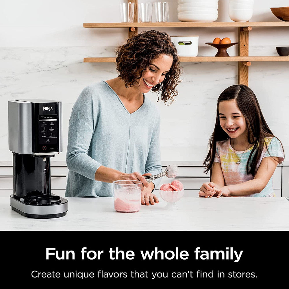 NINJA CREAMi NC301 Ice Cream Maker - Factory serviced with Home Essentials warranty