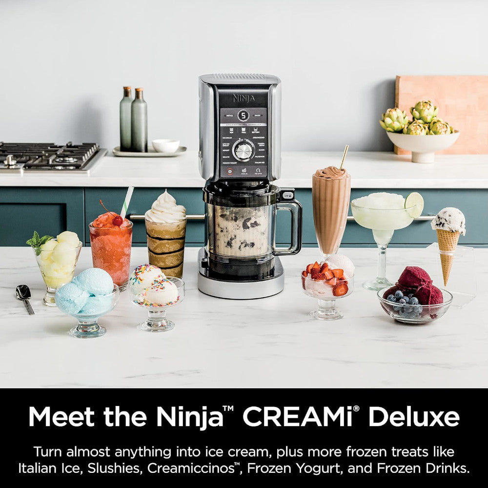 NINJA NC501C CREAMi Deluxe 11-in-1 Ice Cream and Frozen Treat Maker