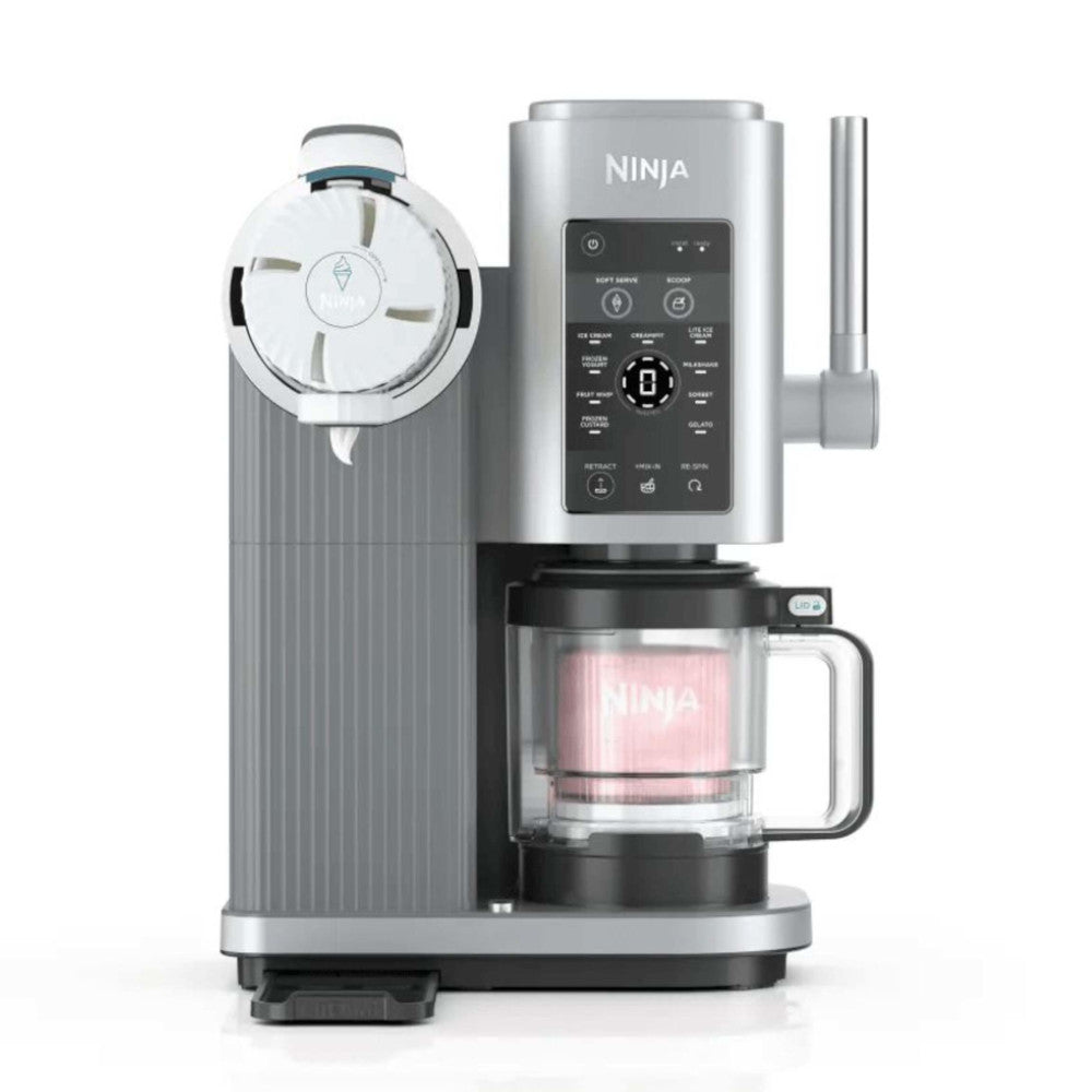 NINJA NC701 Swirl by CREAMi Soft Serve & Ice Cream Machine - Factory serviced with Home Essentials warranty