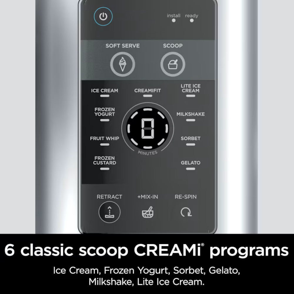 NINJA NC701 Swirl by CREAMi Soft Serve & Ice Cream Machine - Factory serviced with Home Essentials warranty