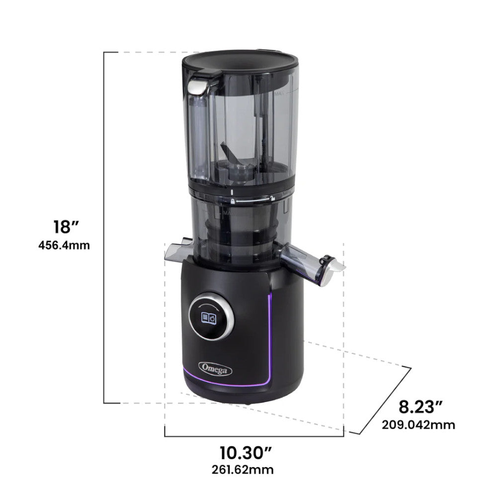 OMEGA OMSMBTBK13 Ultimate Performance Batch Juicer