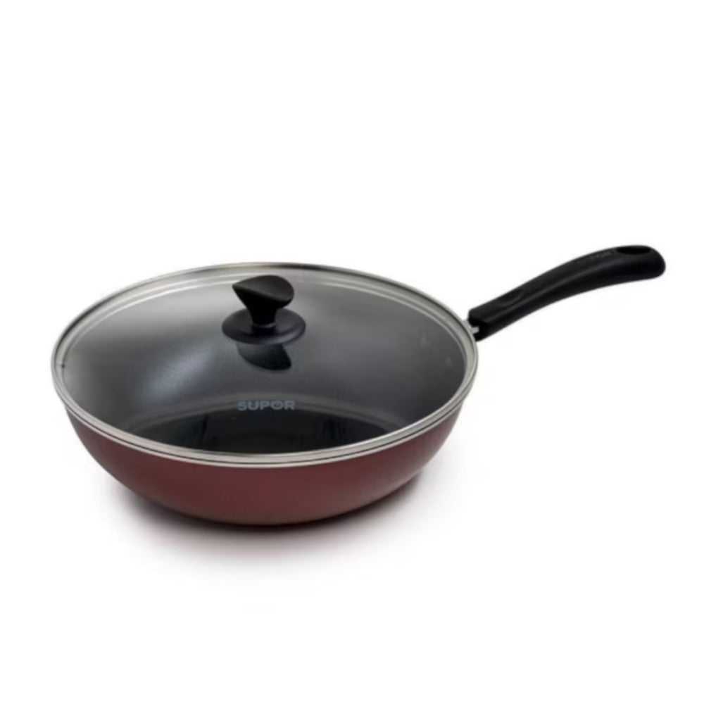SUPOR PC30S3W1 Non-Stick 30CM Wok With Lid