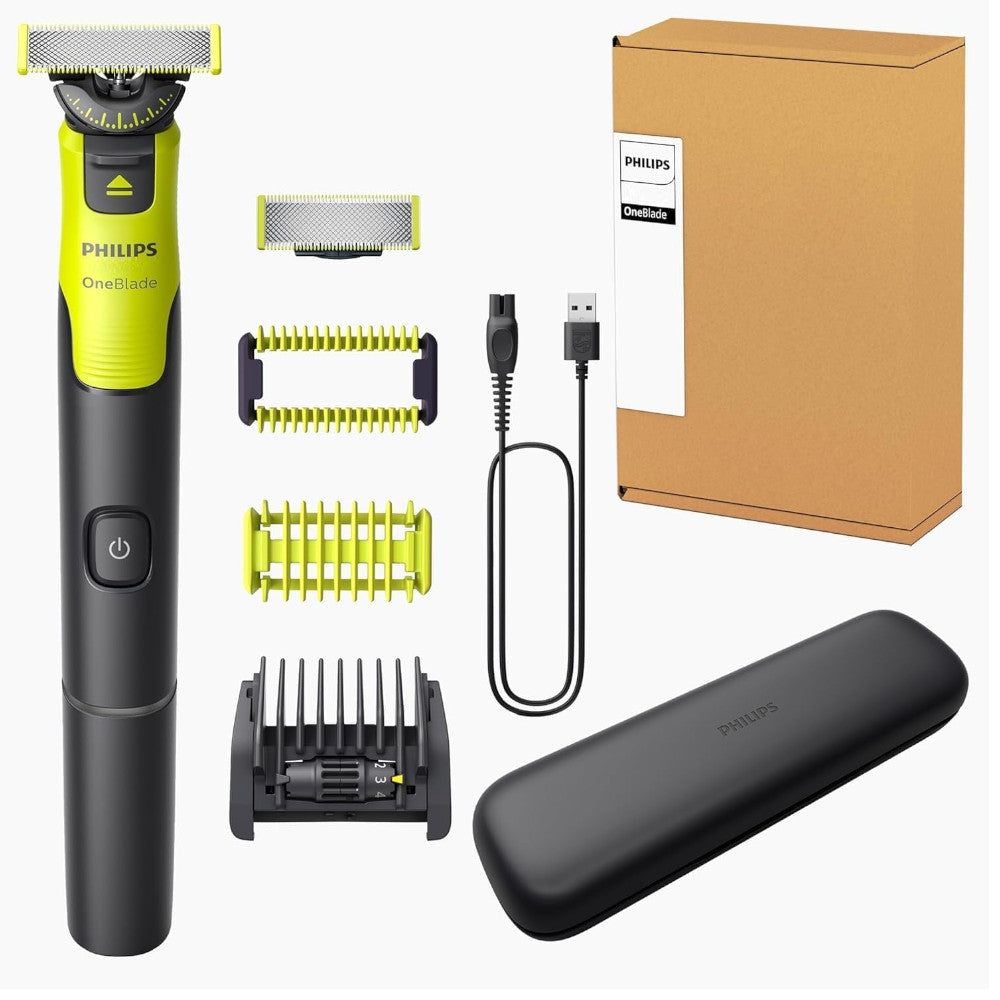 Philips OneBlade 360 Visage & Corps QP4631/65 – Tondeuse Connectée, Neuve, Noir/vert/acier