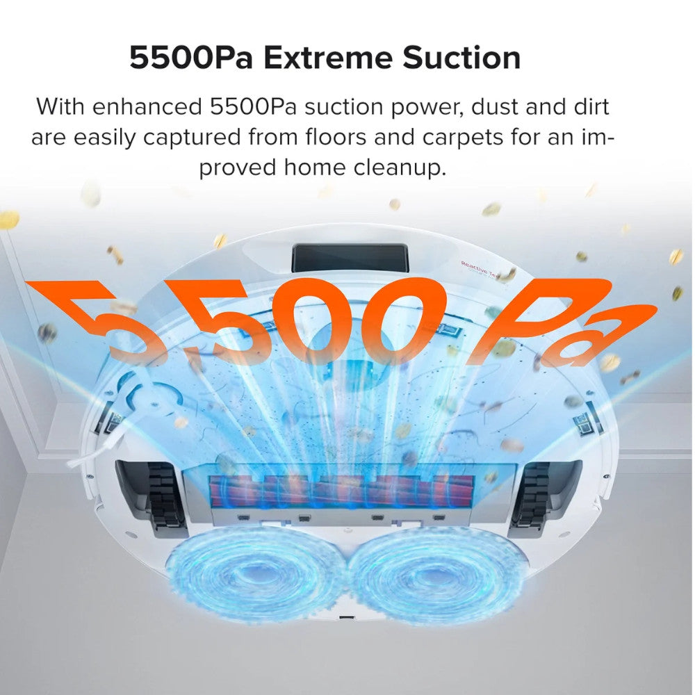 ROBOROCK QX0PEA QX Revo Vacuum and Mop Robot with Multifunctional Dock - Factory serviced with Home Essentials Warranty