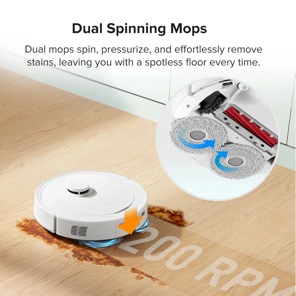 ROBOROCK QX0PEA QX Revo Vacuum and Mop Robot with Multifunctional Dock - Factory serviced with Home Essentials Warranty