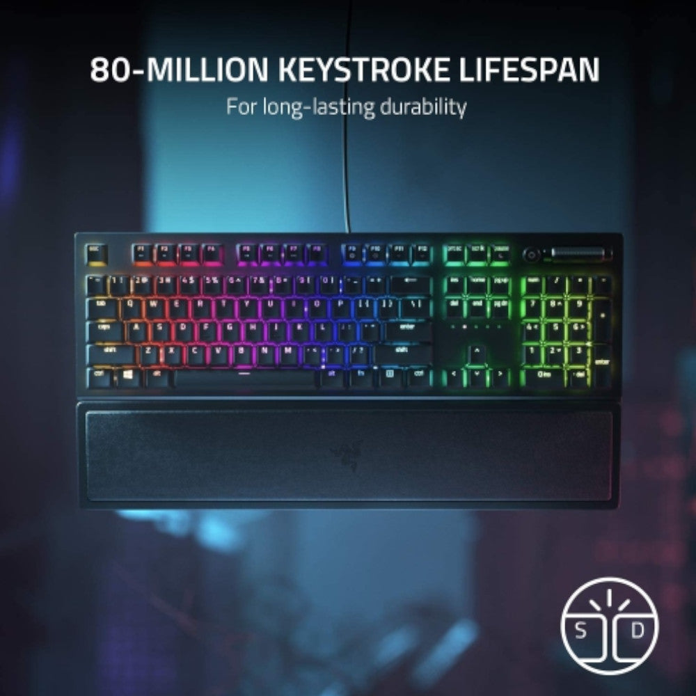 RAZER OFFICAL OUTLET -RZ03-03490200 BlackWidow V3 Mechanical Gaming Keyboard - Razer Renewed
