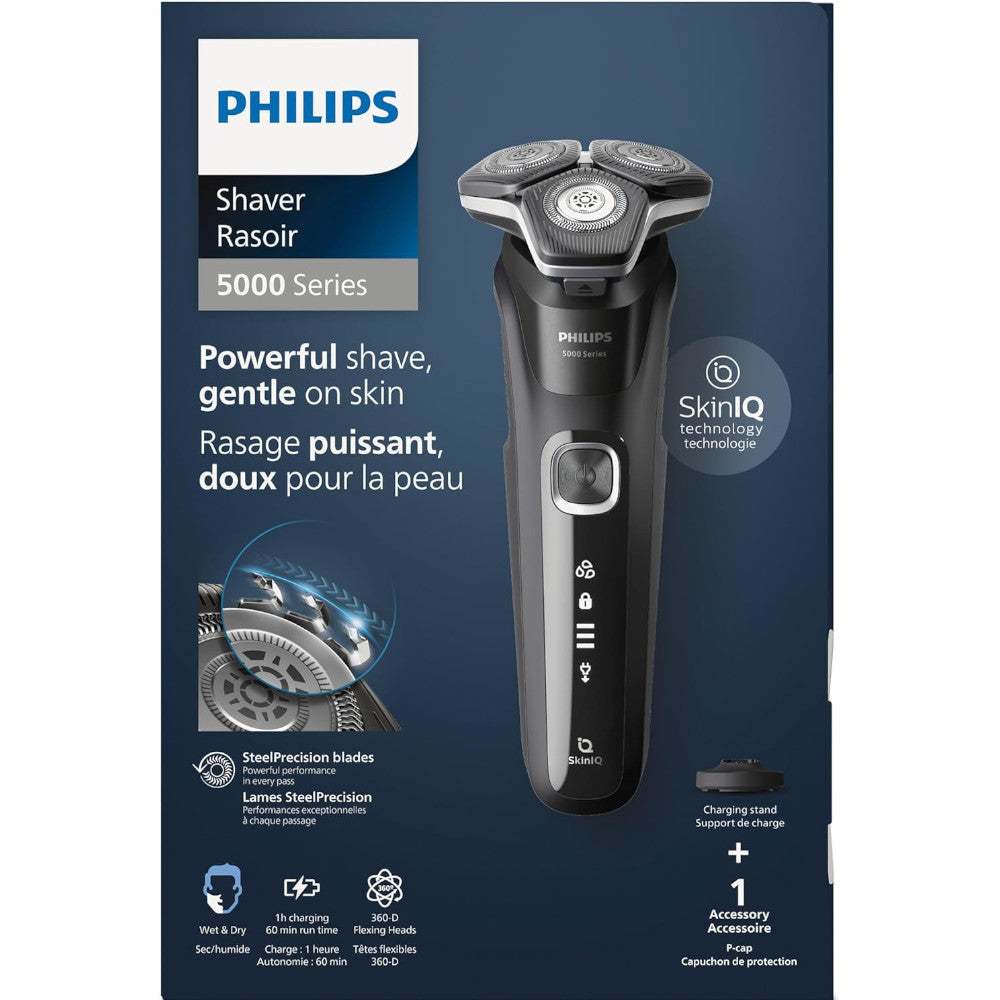 PHILIPS S5898/25 Wet & Dry Electric Shaver Series 5000 With SkinIQ Technology