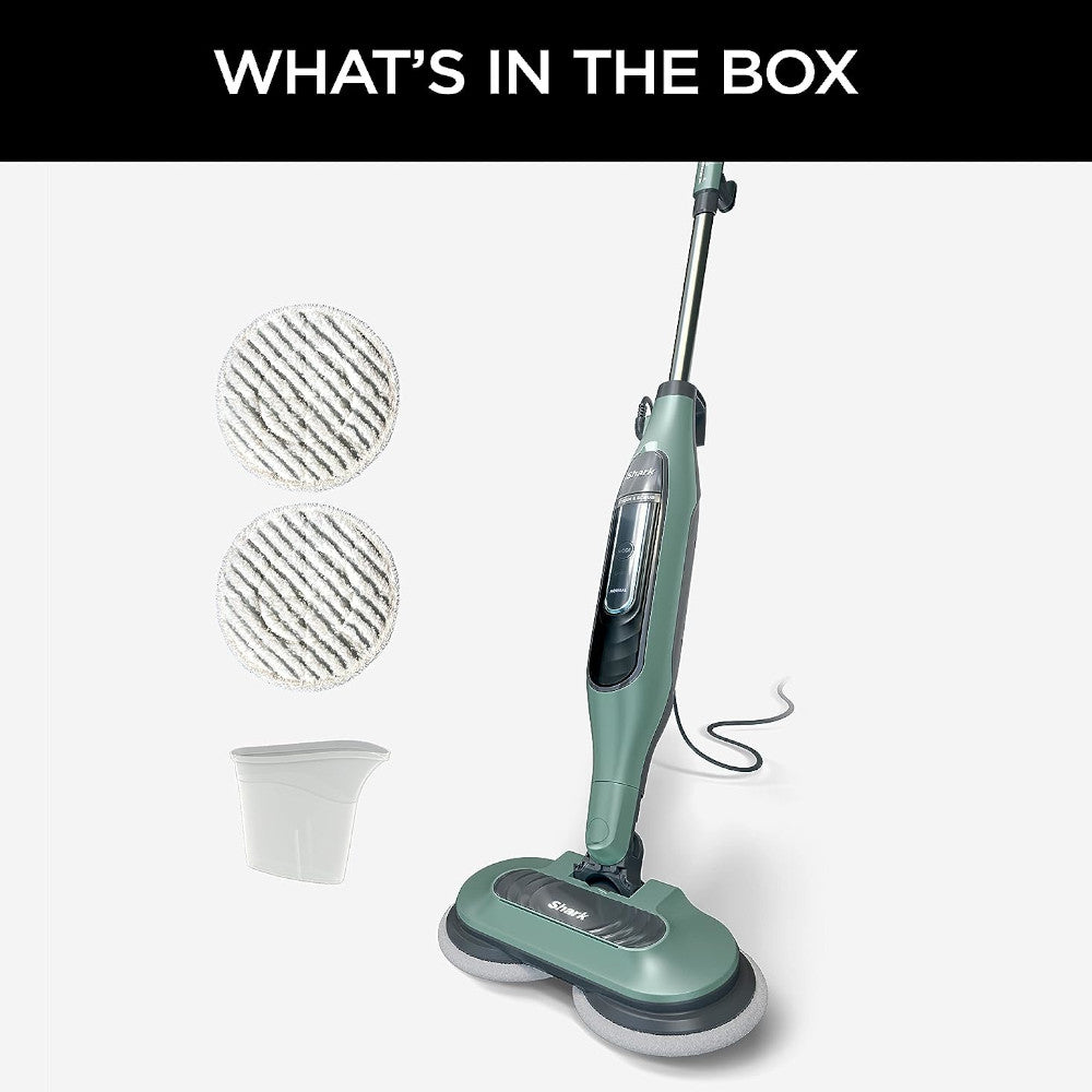 SHARK S7000C Steam &amp; Scrub Vadrouille à vapeur tout-en-un pour récurer et désinfecter les sols durs - Entretenu en usine avec garantie de 90 jours