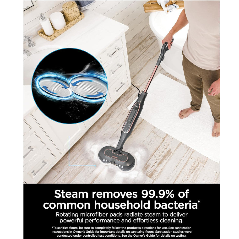 SHARK S7201 Steam & Scrub with Steam Blaster Technology All-in-One Hard Floor Steam Mop - Factory serviced with 90 day warranty