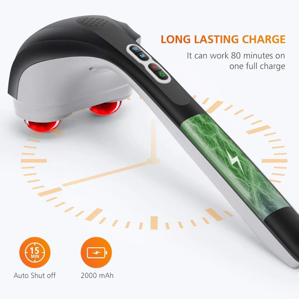 SNAILAX SL-498 Cordless Handheld Back Massager