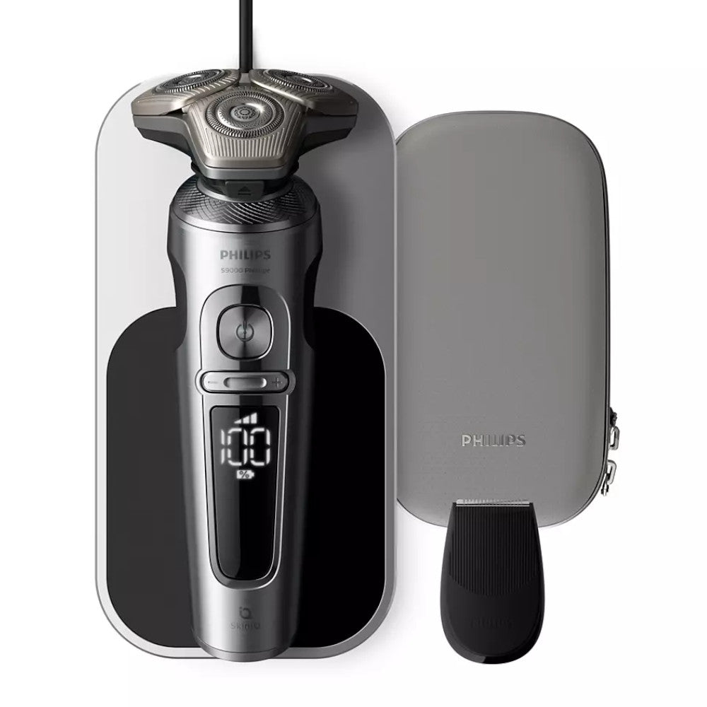 PHILIPS SP9871/13 Rasoir S9000 Prestige Rasoir électrique humide et sec avec SkinIQ