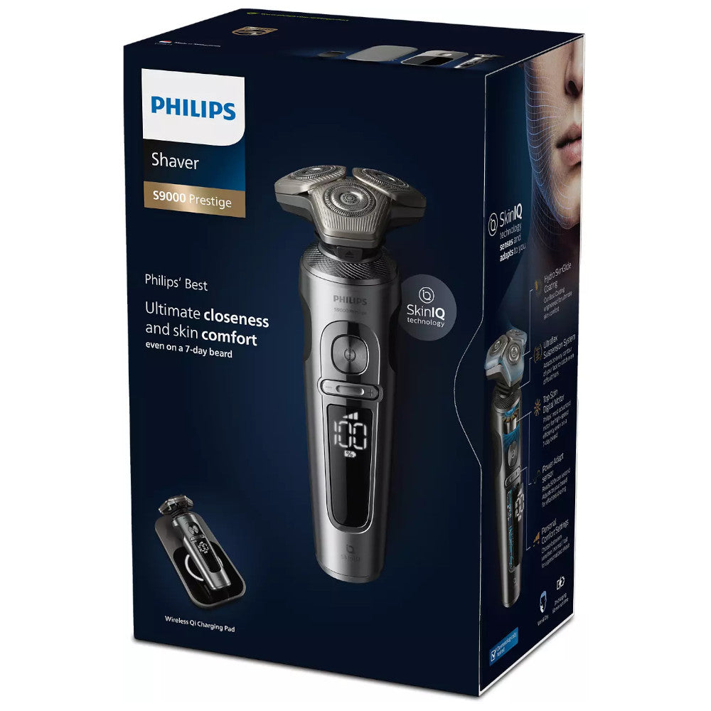 PHILIPS SP9871/13 Rasoir S9000 Prestige Rasoir électrique humide et sec avec SkinIQ