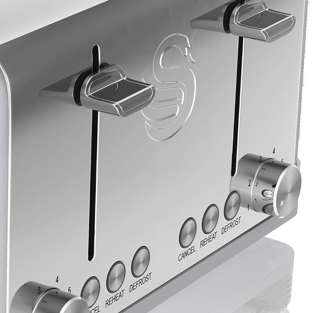SWAN ST19020GRN Retro 4 Slice Toaster