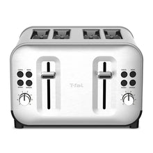 Load image into Gallery viewer, T-FAL TF684D50 Element Stainless Steel 4 Slice Toaster
