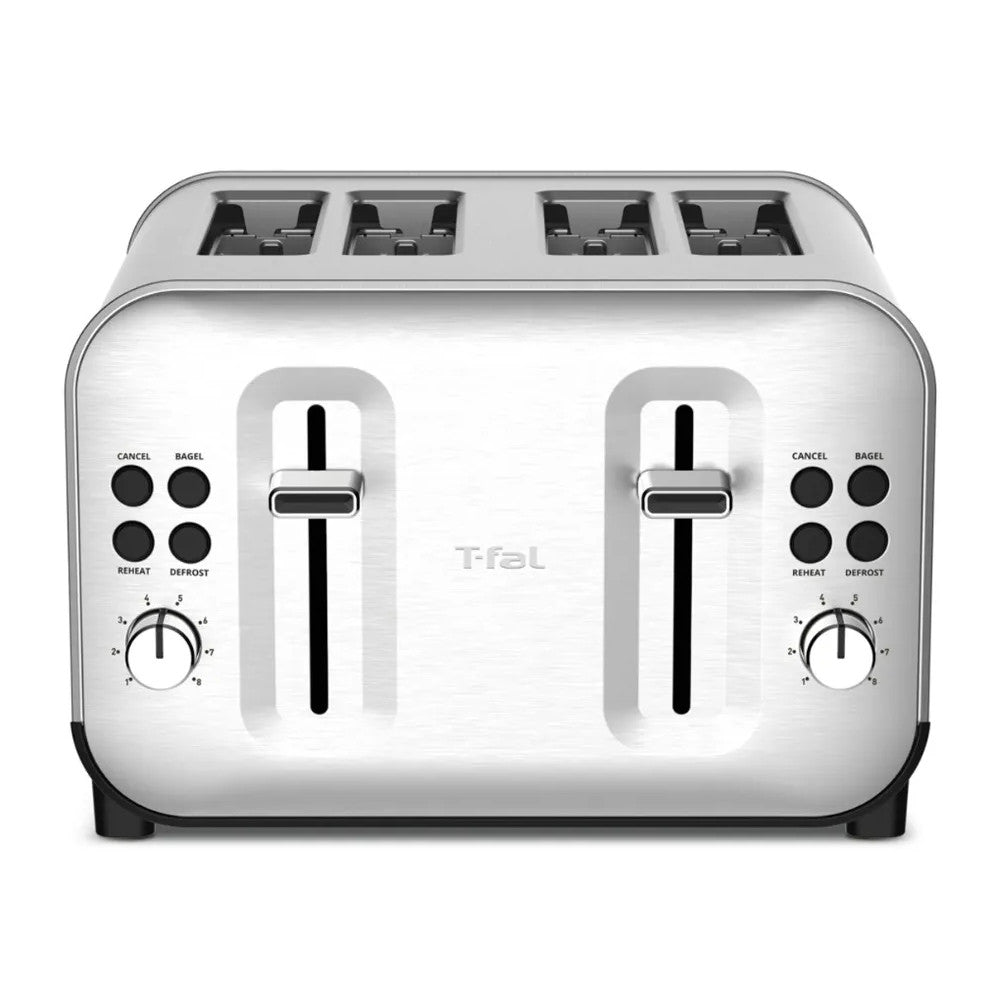 T-FAL TF684D50 Element Stainless Steel 4 Slice Toaster