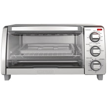 Load image into Gallery viewer, BLACK+DECKER 4-Slice Toaster Oven with Natural Convection - Factory Certified with Full Warranty - TO1745SSD
