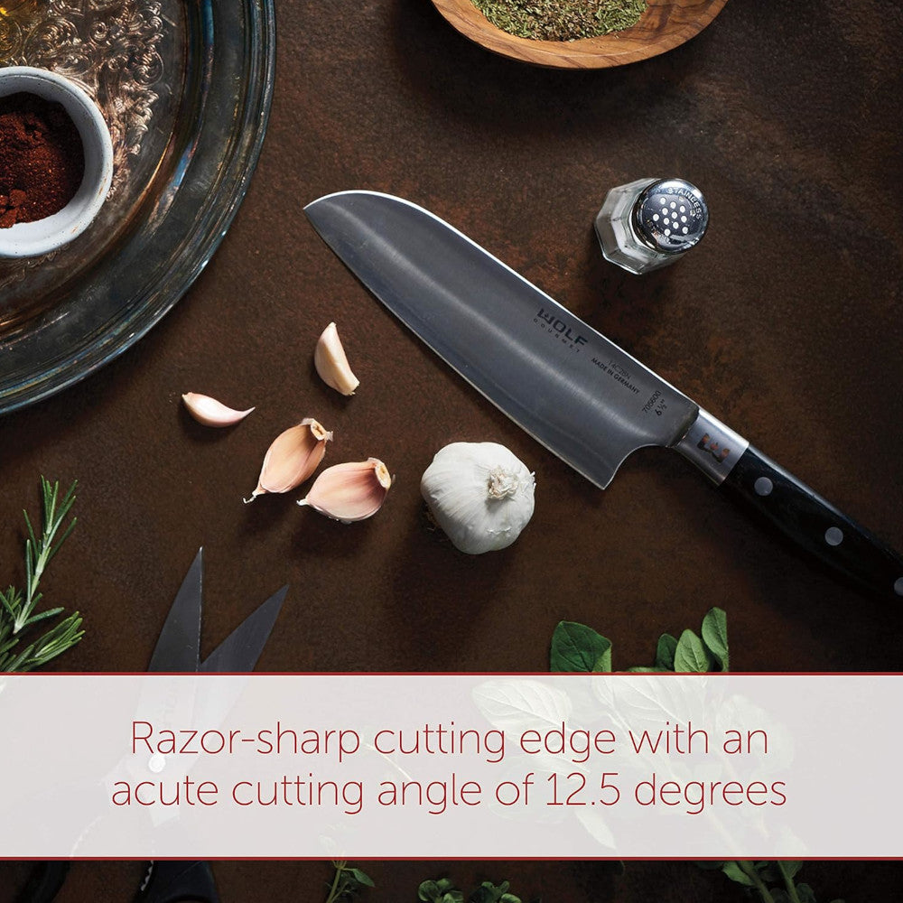 Wolf Gourmet WGCU100S Ensemble de 7 couteaux à couverts - Emballage imparfait avec garantie complète