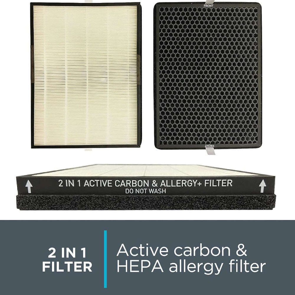 Filtre ROWENTA 2en1 Charbon &amp; Allergie+ - Pure AIR/Pure AIR Connect - XD6231U0