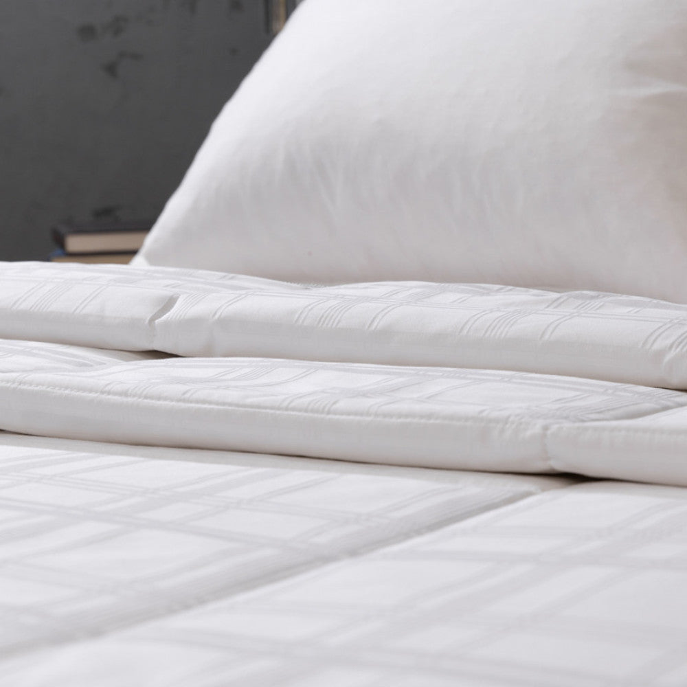 Couette en soie mûre QEHOME Contessa pour lit king size