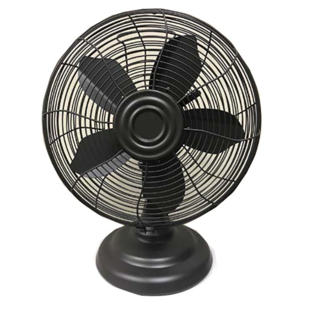 COOLWORKS 12in Retro Table Fan - FT30-9A3
