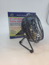 Charger l&#39;image dans la galerie, Ventilateur de table tout en métal FC 4&quot; - 4INACCDTB
