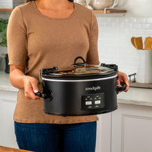 Load image into Gallery viewer, CROCKPOT Programmable 6Qt Slow Cooker with Locking Lid - Refurbished with Home Essentials Warranty - 2125185
