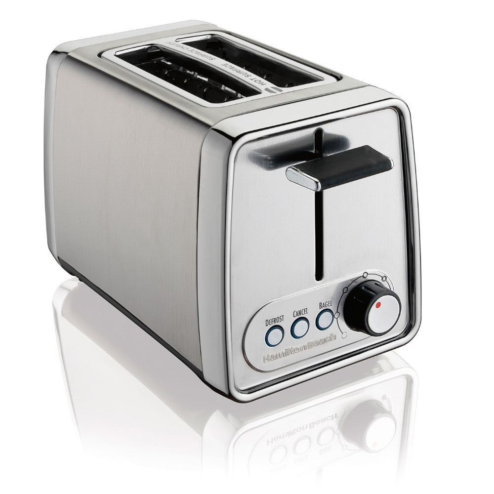 HAMILTON BEACH Grille-pain 2 tranches en acier inoxydable - 22785 