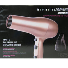 Load image into Gallery viewer, CONAIR Infiniti Premier Rose Gold Hairdryer - 237RGSDMC
