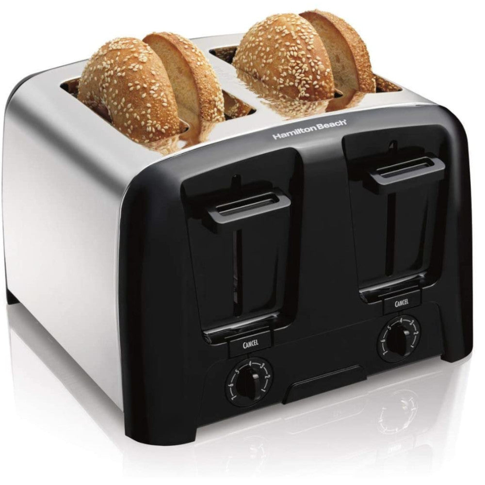 HAMILTON BEACH 4 Slice Chrome Toaster - 24614Z