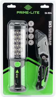 PRIME LITE Lampe de poche/couteau utilitaire 2 pièces - 24-924
