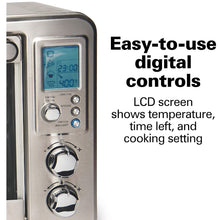 Load image into Gallery viewer, HAMILTON BEACH Stainless Steel Digital &amp; Convection Toaster Oven - Refurbished with Full Manufacturer Warranty - 31190C
