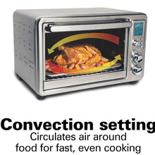 Load image into Gallery viewer, HAMILTON BEACH Stainless Steel Digital &amp; Convection Toaster Oven - Refurbished with Full Manufacturer Warranty - 31190C
