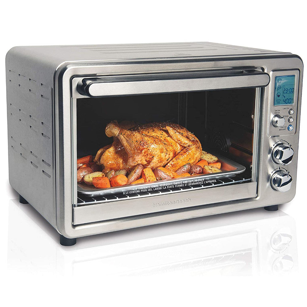 HAMILTON BEACH Stainless Steel Digital & Convection Toaster Oven - Refurbished with Full Manufacturer Warranty - 31190C